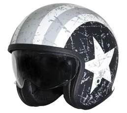 ORIGINE Spirit Rebel Star open face helmet Серо-черный