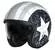 ORIGINE Spirit Rebel Star open face helmet Серо-черный