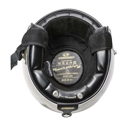 GARI G02X Fiberglass open face helmet Grey Titanium Matte