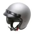 GARI G02X Fiberglass open face helmet Grey Titanium Matte