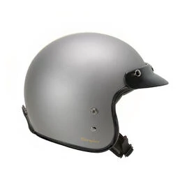 GARI G02X Fiberglass open face helmet Grey Titanium Matte
