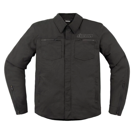 Icon Upstate Canvas CE Black моторубашка черная