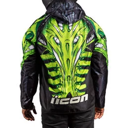 Icon Airform Manik'R Green мотокуртка зеленая