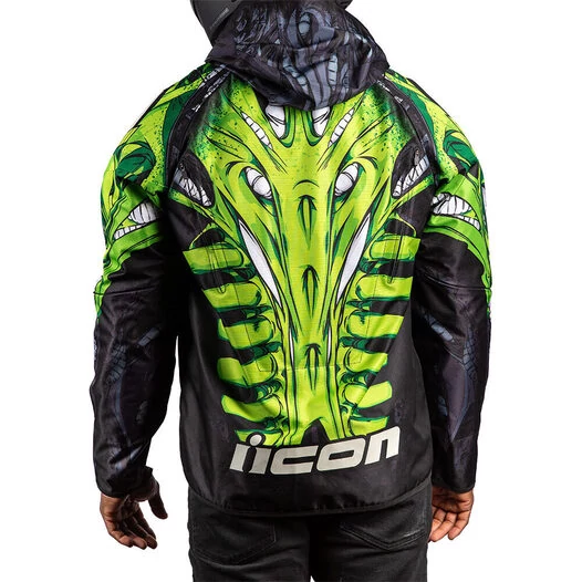 Icon Airform Manik'R Green мотокуртка зеленая