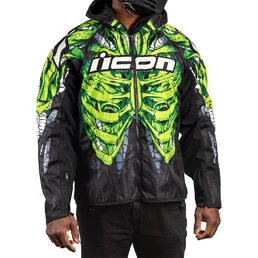 Icon Airform Manik'R Green мотокуртка зеленая
