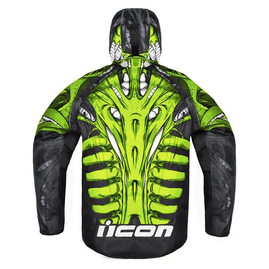 Icon Airform Manik'R Green мотокуртка зеленая