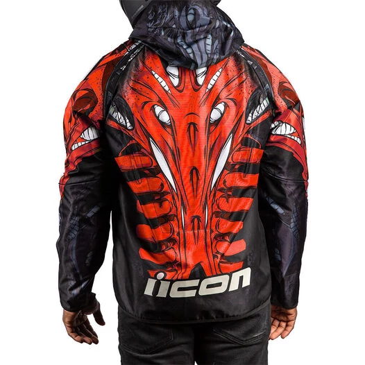 Icon Airform Manik'R Red мотокуртка красная