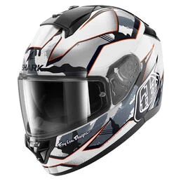SHARK Ridill 2 Matrix full face helmet White / Silver / Red
