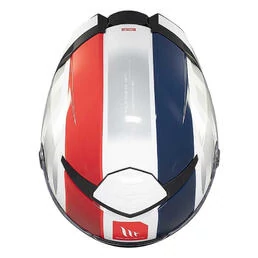 MT Helmets Thunder 4 SV Threads full face helmet Бело-синий