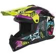 Ls2 Mx708 Fast 2 Gorilla Мотошлем Purple Yellow Фиолетовый