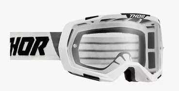 Маска эндуро Thor Combat Racer White/Grey белая