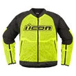 Icon Overlord 3 Mesh CE Hi-Viz мотокуртка желтая