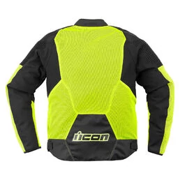 Icon Overlord 3 Mesh CE Hi-Viz мотокуртка желтая