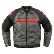 Icon Overlord 3 Magnacross CE Grey мотокуртка серая