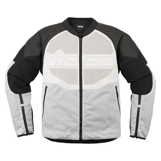 Icon Overlord 3 Leather White мотокуртка белая (размер: m)