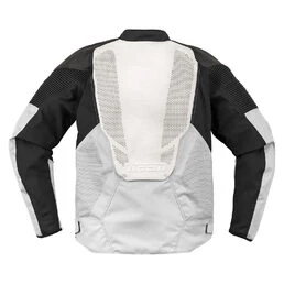 Icon Overlord 3 Leather White мотокуртка белая