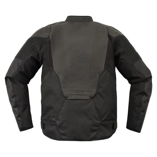 Icon Overlord 3 Leather Black мотокуртка черная (размер: 3xl)
