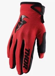 Thor Youth Sector Red/Black мотоперчатки кроссовые детские красные