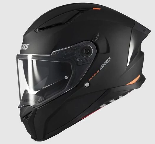 AXXIS FF130SV Panther SV Solid Matt Black мотошлем черный матовый (размер: m)