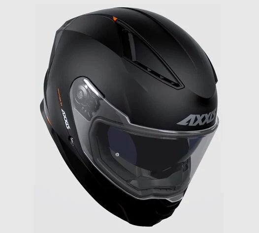 AXXIS FF130SV Panther SV Solid Matt Black мотошлем черный матовый (размер: m)