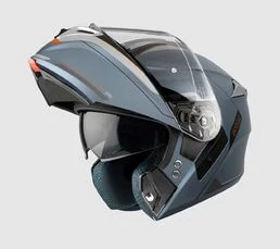 AXXIS FU406BSV Storm S SV Genuine Matt Gray мотошлем серый матовый