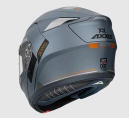 AXXIS FU406BSV Storm S SV Genuine Matt Gray мотошлем серый матовый