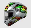 AXXIS FF112D Draken S Jolly Gloss Gray мотошлем интеграл серый