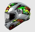 AXXIS FF112D Draken S Jolly Gloss Gray мотошлем интеграл серый