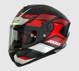 AXXIS FF112D Draken S Sunray Gloss Fluor Red мотошлем интеграл красный