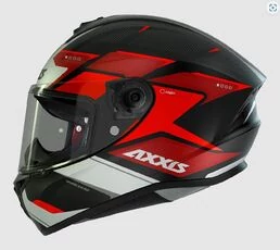 AXXIS FF112D Draken S Sunray Gloss Fluor Red мотошлем интеграл красный