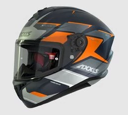AXXIS FF112D Draken S Sunray Matt Fluor Orange мотошлем интеграл оранжевый матовый