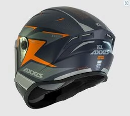 AXXIS FF112D Draken S Sunray Matt Fluor Orange мотошлем интеграл оранжевый матовый