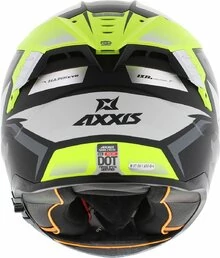 AXXIS FF122 Hawk SV EVO Ixil Matt Fluor Yellow мотошлем желтый матовый