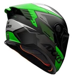 AXXIS FF122 Hawk SV EVO Ixil Matt Green мотошлем зеленый матовый
