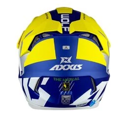 AXXIS MX803 Wolf Jackal B4 Matt Yellow мотошлем кроссовый эндуро желтый матовый