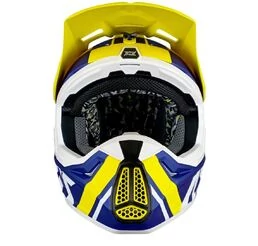 AXXIS MX803 Wolf Jackal B4 Matt Yellow мотошлем кроссовый эндуро желтый матовый