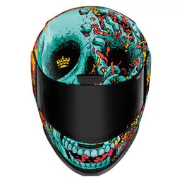 Icon Airform MIPS Munchies мотошлем голубой