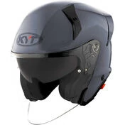 KYT TTR-JET PLAIN Jet Motorcycle Мотошлем Grey