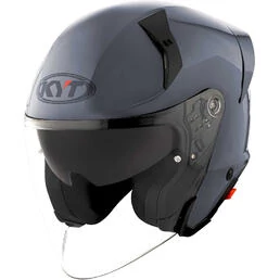 KYT TTR-JET PLAIN Jet Motorcycle Мотошлем Grey
