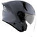 KYT TTR-JET PLAIN Jet Motorcycle Мотошлем Grey
