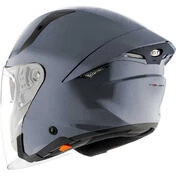 KYT TTR-JET PLAIN Jet Motorcycle Мотошлем Grey
