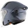 KYT TTR-JET PLAIN Jet Motorcycle Мотошлем Grey