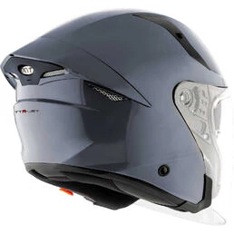 KYT TTR-JET PLAIN Jet Motorcycle Мотошлем Grey
