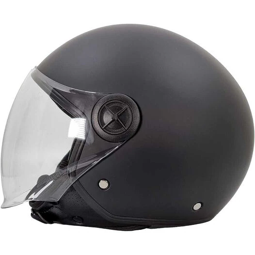Bhr 832 Minimal Matt Black Jet Motorcycle Мотошлем