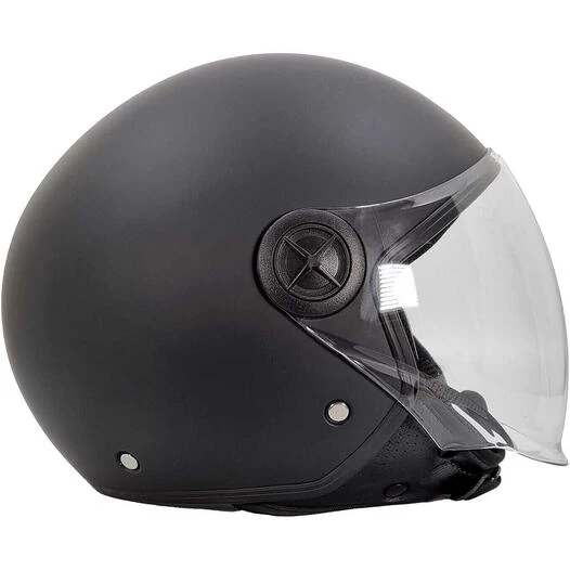 Bhr 832 Minimal Matt Black Jet Motorcycle Мотошлем