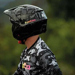 HEBO Zone Pro Kamu open face helmet Черный