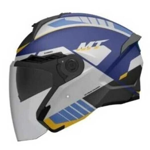 MT Helmets Cosmo SV Cruiser open face helmet Голубой