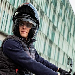 HEBO Tourer IV modular helmet titanium