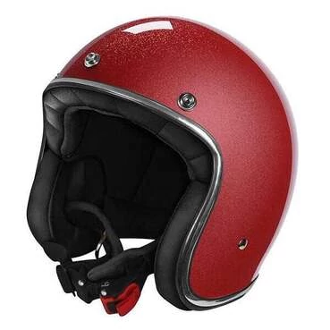 STORMER Quartz Open Face Helmet Glossy Glitter Red