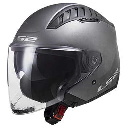 LS2 OF600 Copter II open face helmet Matt Titanium